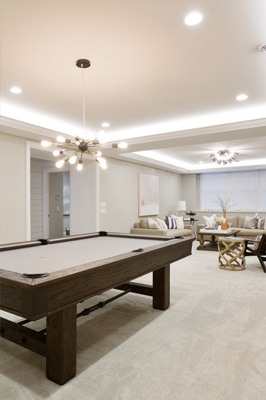 basement remodeling project